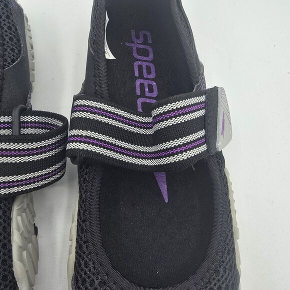 Speedo Running Womens Hydro Comfort 10745 Sz 6 Black Purple Running Shoes - Picture 4 of 8